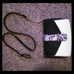 Black and white bag